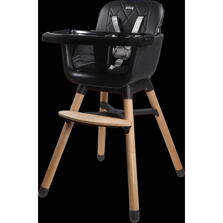 Ding Daily Zwart Houten Kinderstoel
