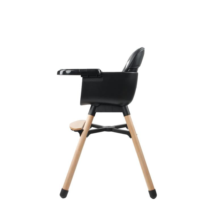Ding Daily Zwart Houten Kinderstoel