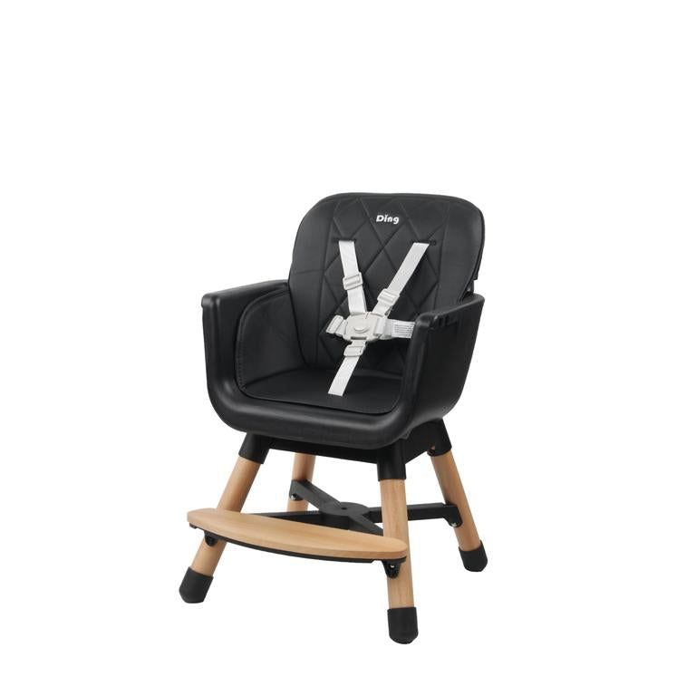 Ding Daily Zwart Houten Kinderstoel