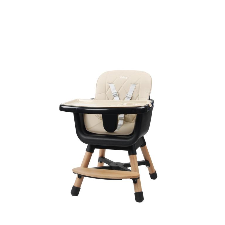 Ding Daily Beige Houten Kinderstoel