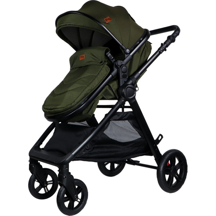 Ding Liam Forest Green 3-in-1 Combi Kinderwagen Incl. Autostoel