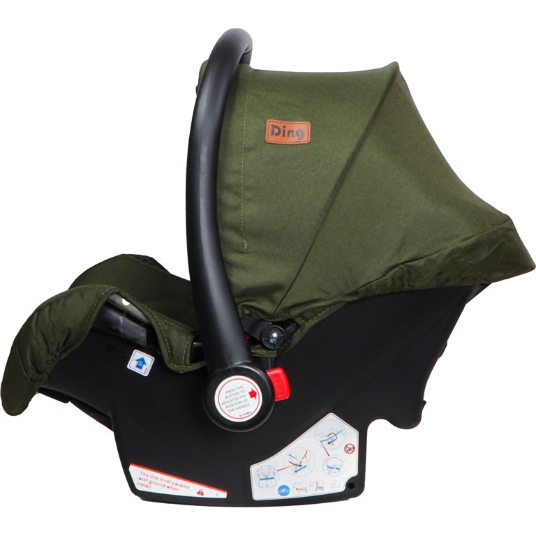 Ding Liam Forest Green 3-in-1 Combi Kinderwagen Incl. Autostoel
