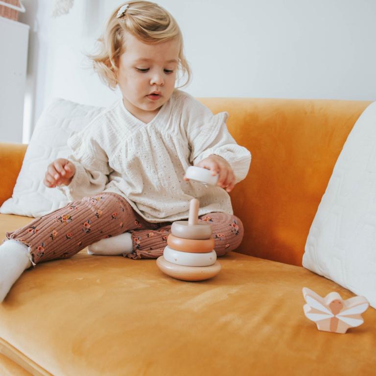 Label Label Nougat Houten Tuimelring Piramide