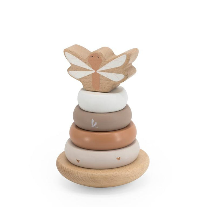 Label Label Nougat Houten Tuimelring Piramide