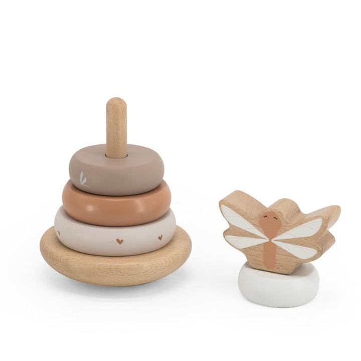 Label Label Nougat Houten Tuimelring Piramide