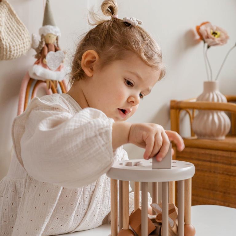 Label Label Nougat Houten Rollende Vormenstoof